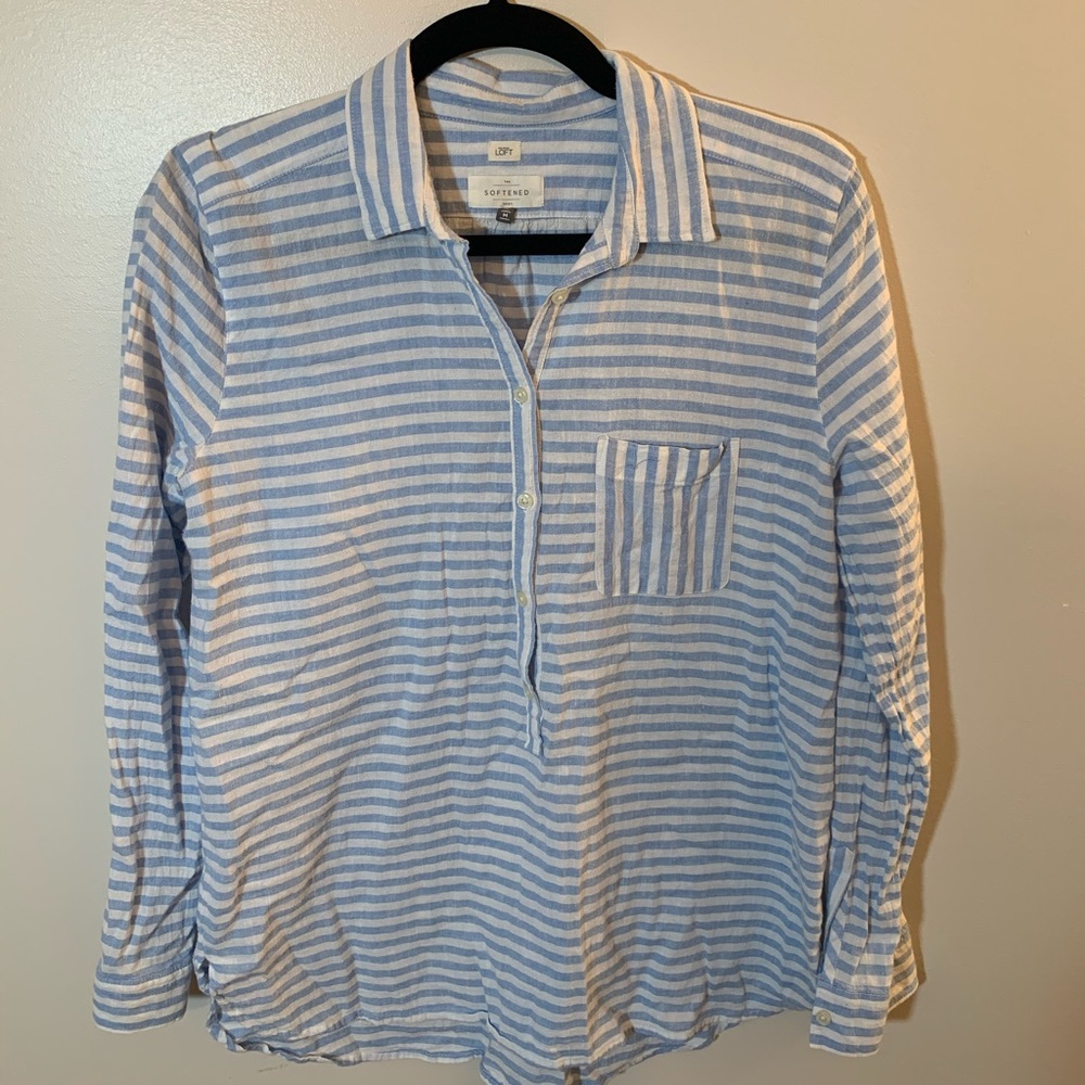 LOFT Strip Top